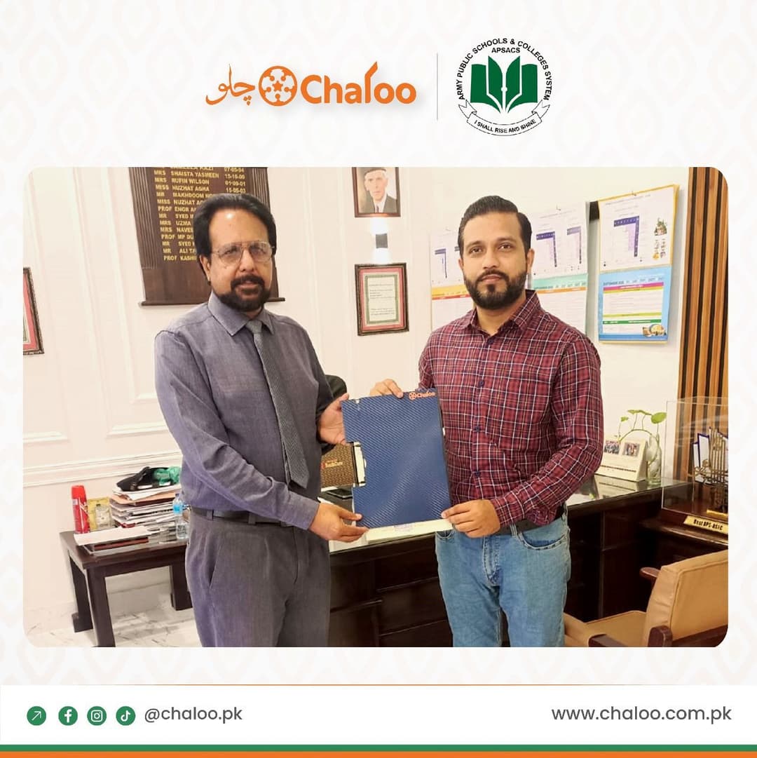 Chaloo Technologies & Army Public School & College System-Petaro Join Hands for Student Shuttle Services