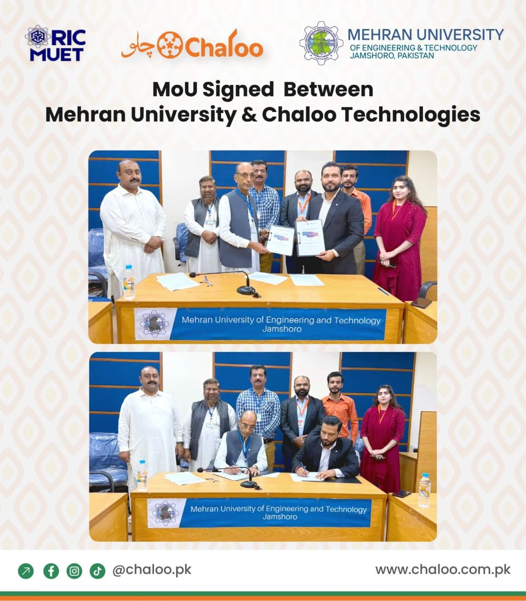 Landmark MoU with MUET & Sindh’s First EV-Bike Ride Hailing Service